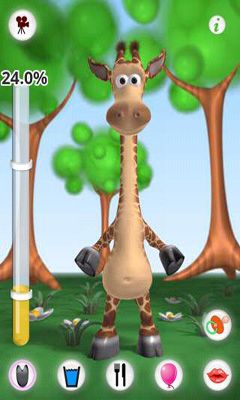 Говорящий Жираф Джина на Андроид скачать бесплатно Talking Gina the Giraffe